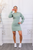 Hooded Side Pocket Mini Dress