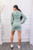 Hooded Side Pocket Mini Dress