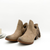 Braxton Western Fringe Ankle Boot in Taupe