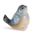 Set of Three Blue Ceramic Figurine Tabletop Sculpture
