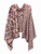Leopard & Shiny Metallic Two-Tone Shawl/Scarf