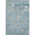 3' X 5' Teal Gold And Ivory Oriental Washable Area Rug With UV Protection