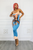 Brianna Printed Backless Sling Dress