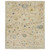 6' X 9' Gray Yellow And Green Wool Oriental Hand Knotted Area Rug With Fringe
