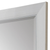 32" Silver Framed Accent Mirror