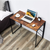 39" Brown and Black Computer Desk