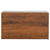 35" Brown Linen Upholstered Storage Bench With Shoe Storage