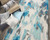 8' X 10' Beige And Blue Wool Abstract Hand Tufted Area Rug