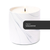 Unscented White Marble Candle 