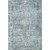 9' X 12' Teal Lavender And Green Oriental Washable Area Rug With UV Protection