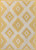 4' X 6' Yellow And Cream Moroccan Indoor Outdoor Area Rug