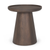 19" Dark Brown Solid Wood Tray Table
