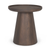 19" Dark Brown Solid Wood Tray Table