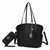 Prisha Vegan Leather Women's Tote Bag with Wallet  -2 pieces