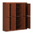 72" Coffee Solid Wood 8 Pantry Or Storage Closet