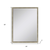 38" Silver Wood Accent Mirror