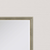 38" Silver Wood Accent Mirror
