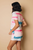 Striped Print Summer Lounge Set
