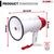 Megaphone 30W Bull Horn PA Speaker w 800 Yards Range Loud Siren Voice Amp
