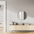 Metal Round Framed Bathroom Vanity Mirror