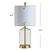 20" Gold Novelty Table Lamp With Globe Shade
