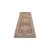 10' Ivory And Red Floral Medallion Distressed Runner Rug
