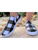 Gaby 1 Buffalo Plaid Black White Sneakers