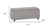 42" Dark Brown and Cloud Upholstery Storage Ottoman