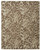 10' X 14' Taupe and Brown Floral Hand Tufted Area Rug
