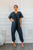 Bring It Back Mineral Wash French Terry Harem Jumpsuit
