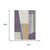 9' X 12' Plum And Lavender Geometric Washable Indoor Outdoor Area Rug