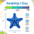Starfish Nylon Dog Chew Toy for Aggressive Chewers  