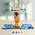 Tie Dye Yoga Mat Towel with Slip-Resistant Grip Dots