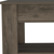 40" Dark Brown Wood Storage Bench With Flip Top
