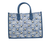 MCM Aren Munchen Denim Tote Bag