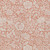 9' X 12' Salmon And Ivory Floral Washable Indoor Outdoor Area Rug