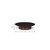 16" Brown Solid Wood Hand Finished Round Vanity Tray