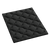 2" Black Cotton Full Double Mattress Topper
