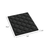 2" Black Cotton Full Double Mattress Topper