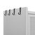 Stainless Steel Textured Door Dining Hutch With Two Doors