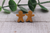 Gingerbread Man || Stud Earrings || Hypoallergenic