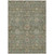 3' X 5' Green And Sage Floral Medallion Washable Indoor Outdoor Area Rug