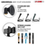 Mic Stand Floor Height 4Pcs Adjustable Tripod Microphone Stands