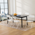 Set of Four Metal Outdoor Folding Stacking Dining Chairs
