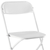 Set of Four Metal Outdoor Folding Stacking Dining Chairs
