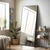 Metal Leaning Framed Full Length Mirror
