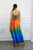 Cheetah Ombr Print Flow Maxi Dress with Side Pockets