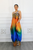 Cheetah Ombr Print Flow Maxi Dress with Side Pockets