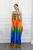 Cheetah Ombr Print Flow Maxi Dress with Side Pockets