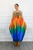 Cheetah Ombr Print Flow Maxi Dress with Side Pockets